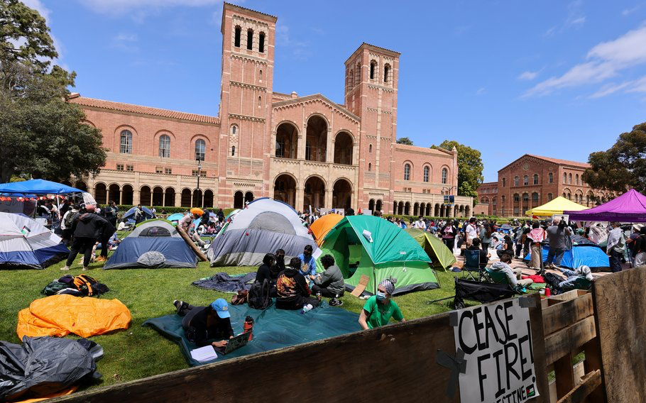 紐約警察結束哥倫比亞大學抗議活動    加州大學洛杉矶分校爆發暴力事件