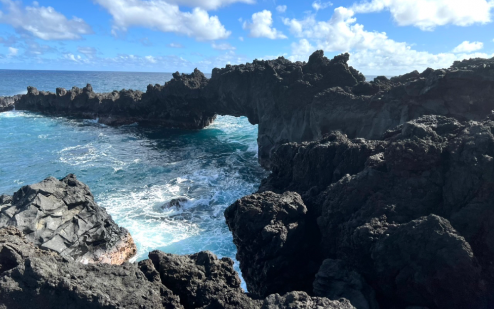 夏威夷毛伊島黑沙灘和七聖池    難于忘懷的體驗